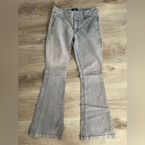 American Eagle Flares Low Rise Stretch Boho Artist 0 Short Bella Swan